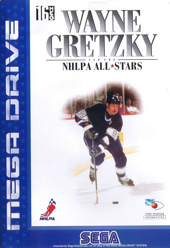 Wayne Gretzky and the NHLPA All-Stars box art for Sega Genesis
